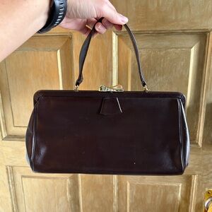 Vintage faux leather purse